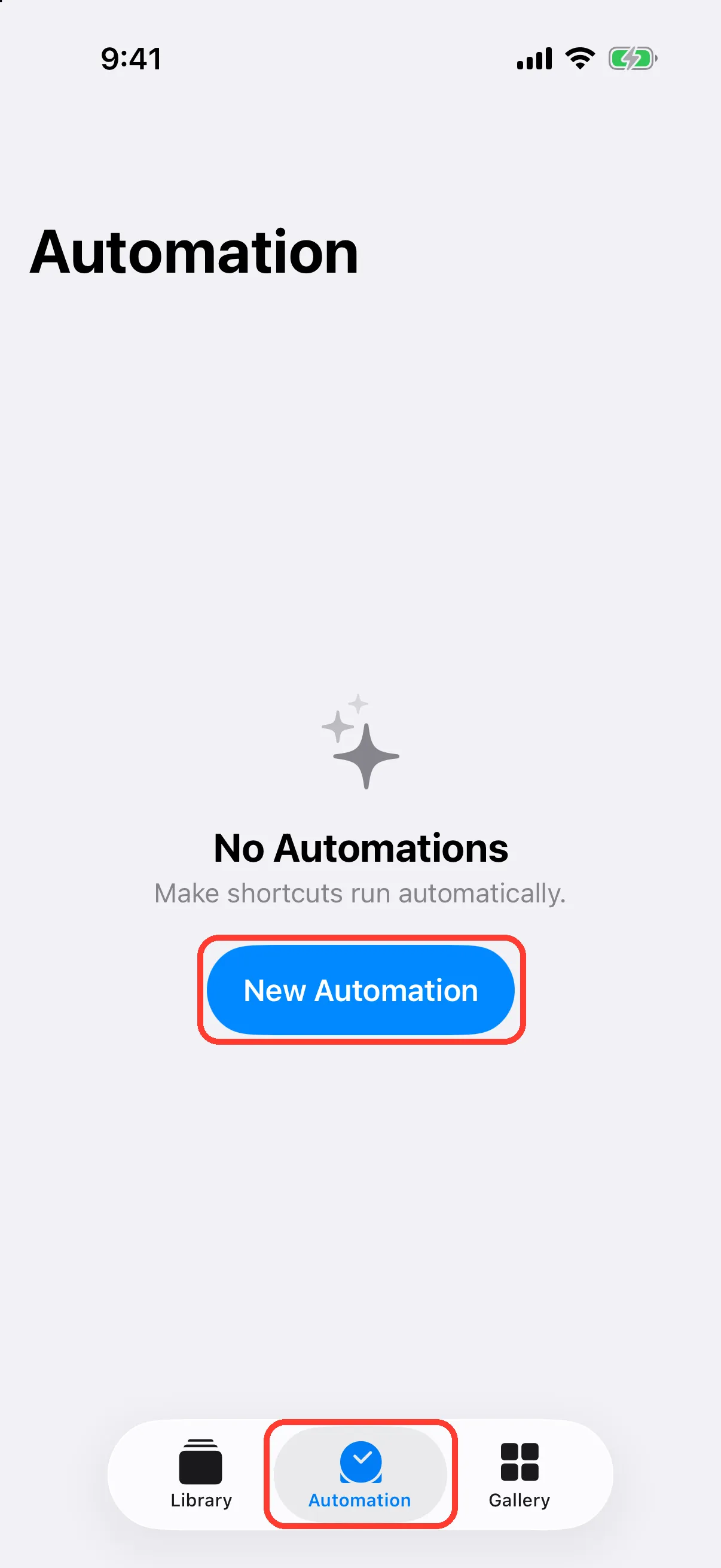 Create an automation