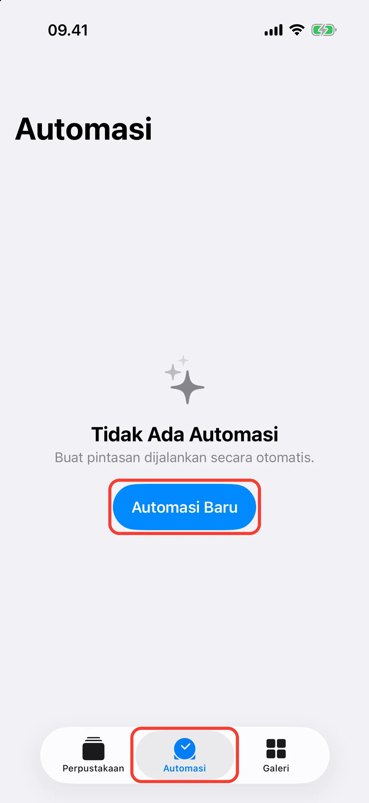 Buat automasi